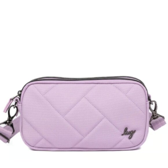 Lug Handbags - New Lug Coupe XL Matte Luxe VL Sugar Plum Convertible Crossbody Bag